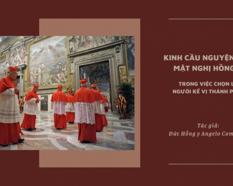 KINH CẦU NGUYỆN CHO MẬT NGHỊ HỒNG Y TRONG VIỆC CHỌN LỰA NGƯỜI KẾ VỊ THÁNH PHÊRÔ