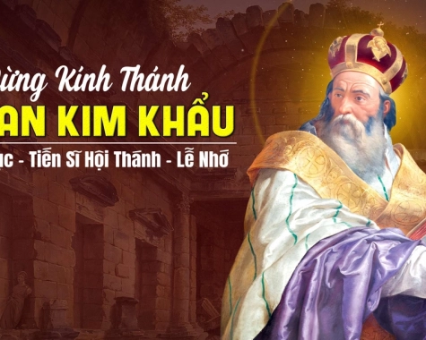 Suy Niệm Lời Chúa | Thứ Sáu Tuần XXIII Mùa Thường Niên - THÁNH GIOAN KIM KHẨU, GIÁM MỤC, TIẾN SĨ HỘI THÁNH - Lễ nhớ