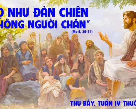 THỨ BẢY TUẦN IV THƯỜNG NIÊN Mc 6,30-34