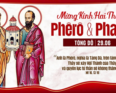 CHÚA NHẬT XIII THƯỜNG NIÊN NĂM C - NGÀY 29/6 LỄ HAI THÁNH TÔNG ĐỒ PHÊRÔ VÀ PHAOLÔ Cv 12,1-11; 2Tm 4,6-8.17-18; Mt 16,13-19