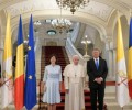 Đón tiếp Đức Thánh Cha tại Phủ Tổng Thống Rumani