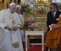 Đức Thánh Cha viếng thăm Hòa Thượng Tăng Thống Phật Giáo Thái Lan