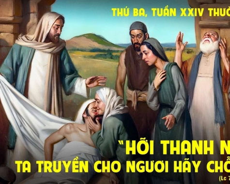 THỨ BA TUẦN XXIV THƯỜNG NIÊN