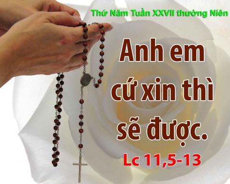 THỨ NĂM TUẦN XXVII THƯỜNG NIÊN