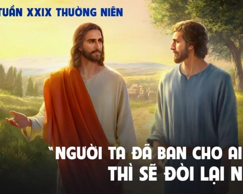 THỨ TƯ TUẦN XXIX THƯỜNG NIÊN