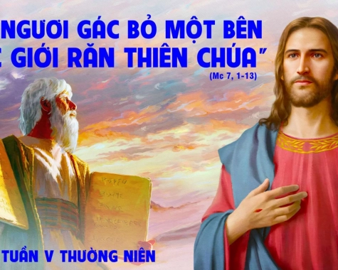 THỨ BA TUẦN V THƯỜNG NIÊN  Mc 7,1-13