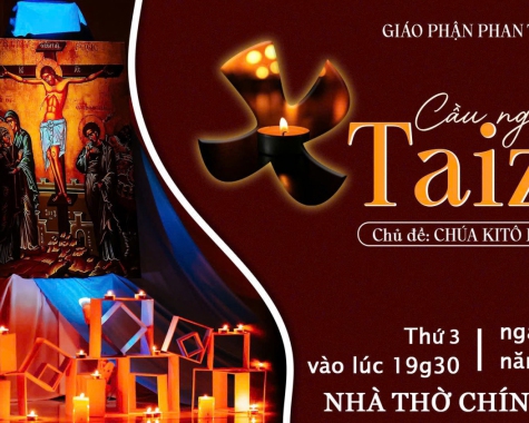 CẦU NGUYỆN VỚI LỜI CHÚA THEO HÌNH THỨC CỘNG ĐOÀN TAIZÉ TẠI NHÀ THỜ CHÍNH TÒA - 19.11.2024