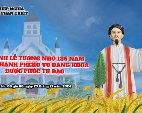 THÁNH LỄ TƯỞNG NHỚ 186 NĂM CHA THÁNH PHÊRÔ VŨ ĐĂNG KHOA ĐƯỢC PHÚC TỬ ĐẠO TẠI GIÁO XỨ HIỆP NGHĨA 23.11.2024