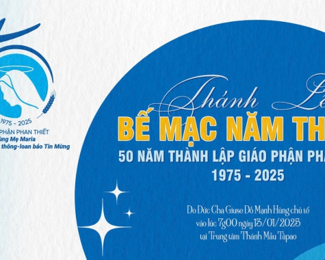 THÁNH LỄ TẠ ƠN BẾ MẠC NĂM THÁNH MỪNG KIM KHÁNH THÀNH LẬP GIÁO PHẬN PHAN THIẾT