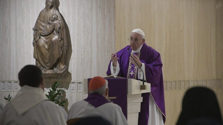 2019.03.07 Messa Santa Marta  (Vatican Media)