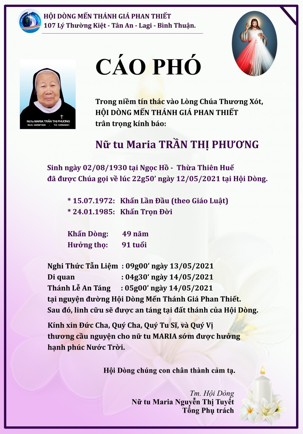 Cao Pho Maria Tran Thi Phuong