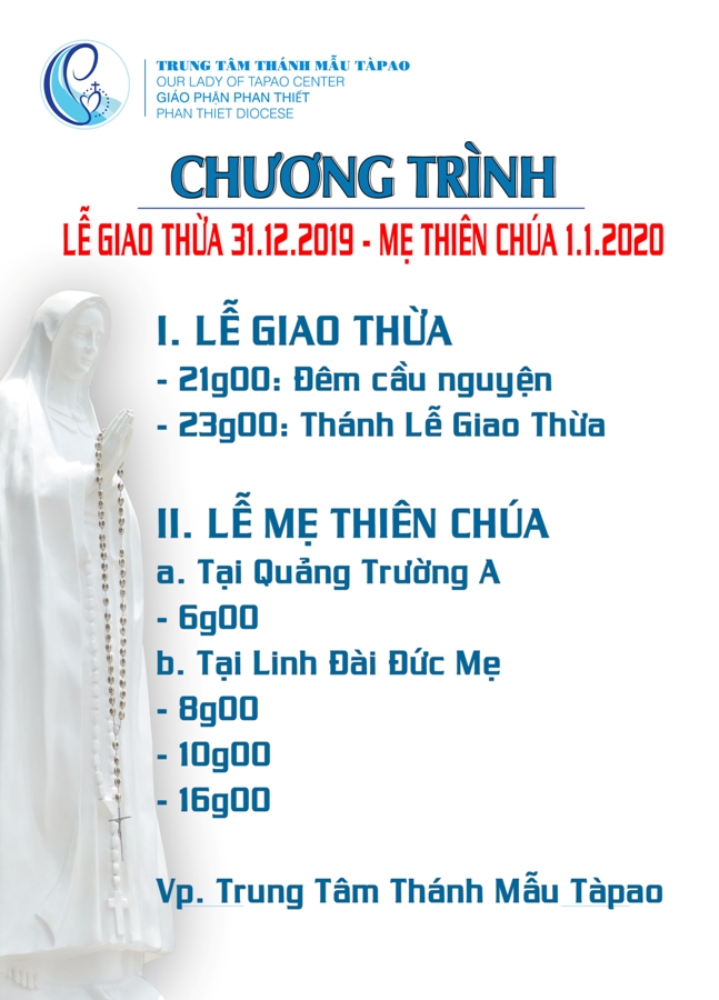 CHUONG TRINH THANH LE GIAO THUA TAPAO