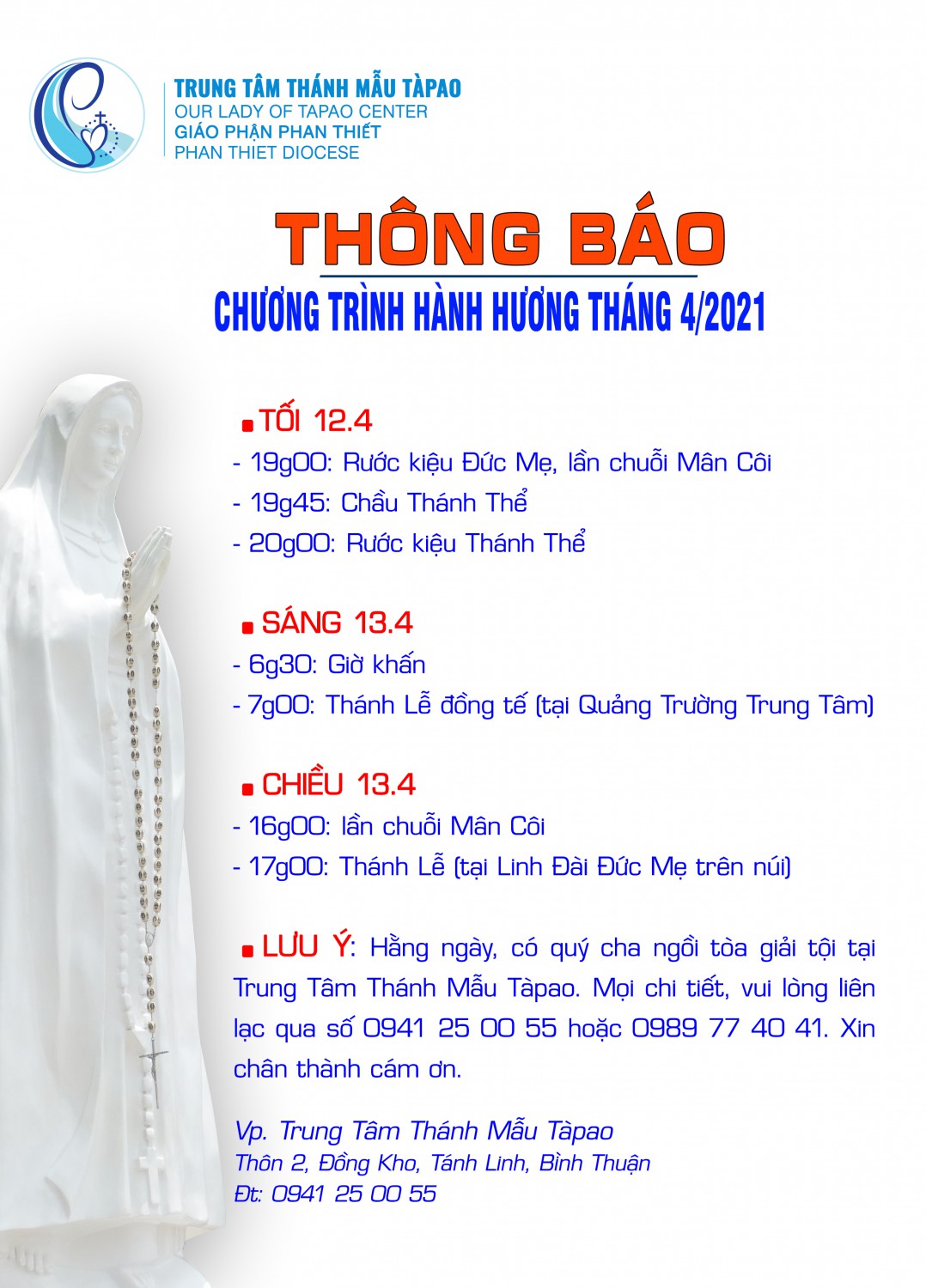 THONG BAO THANG 4 nam 2021
