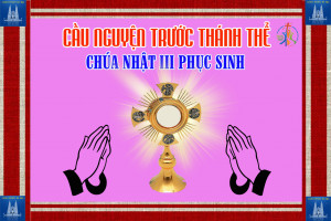 Cầu nguyện trước Thánh Thể- Ngày 26.04.2020 – Chúa nhật III Phục sinh – Lc 24,13-35